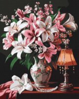 Ideyka Festés számok szerint Kifinomult liliomok - 40 x 50 cm