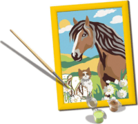 Ravensburger CreArt Kifestő készlet - Ló és cica