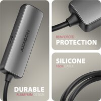 Axagon RVC-HI8KPD USB-C apa - HDMI anya 8K 60Hz Átalakító Adapter - Fekete