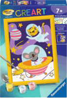 Ravensburger CreArt Kifestő készlet - Állatok az űrben