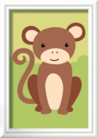 Ravensburger CreArt Kifestő készlet - Kismajom