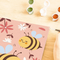 Ravensburger CreArt Kifestő készlet - Aranyos dongók