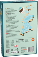 HABA 2011068001 - Elefánt 12 darabos Fa puzzle