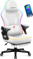 Huzaro Force 4.6 RGB LED Gamer szék távirányítóval - Fehér