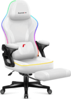 Huzaro Force 4.6 RGB LED Gamer szék távirányítóval - Fehér