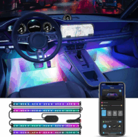 Govee H7090 RGBIC Okos LED Belső autóvilágítás