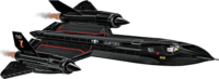 Cobi Lockheed SR-71 Blackbird Repülőgép1374 Darabos Építőjáték
