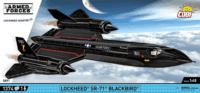 Cobi Lockheed SR-71 Blackbird Repülőgép1374 Darabos Építőjáték