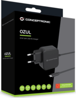 Conceptronic Ozul GaN USB-C Hálózati Gyorstöltő Adapter 67W - Fekete