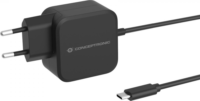 Conceptronic Ozul GaN USB-C Hálózati Gyorstöltő Adapter 67W - Fekete