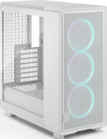 Fractal Design Epoch TG RGB Midi Torony Számítógépház + 3db 120mm RGB ventilátor - Fehér
