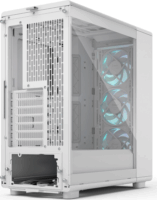 Fractal Design Epoch TG RGB Midi Torony Számítógépház + 3db 120mm RGB ventilátor - Fehér