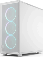 Fractal Design Epoch TG RGB Midi Torony Számítógépház + 3db 120mm RGB ventilátor - Fehér