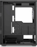 Sharkoon VK4 Rainbow Midi Torony Számítógépház + 4db 120mm LED ventilátor - Fekete