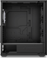 Sharkoon VK4 Rainbow Midi Torony Számítógépház + 4db 120mm LED ventilátor - Fekete