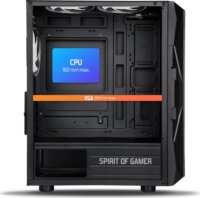 Spirit of Gamer Rogue VII RGB Full Tower Számítógépház - Fekete