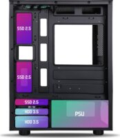 Spirit of Gamer Rogue VII RGB Full Tower Számítógépház - Fekete