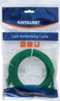 Manhattan UTP Cat6 RJ45 Patch Kábel 1m - Zöld