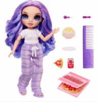 Rainbow High Jr Pizsiparti divat baba - Violet