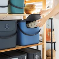 Rotho Albula Szelektív hulladékgűjtő 40L - Szürke