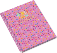 Ambar Moonflower Cherry 80 lapos A4 vonalas spirálfüzet - Többfajta