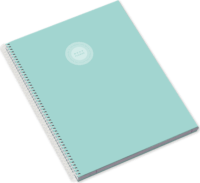 Ambar Moonflower Campus Pastel 80 lapos A5 vonalas spirálfüzet - Többfajta