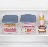 Rotho Rondo Horizon Ételtároló és rendszerező doboz 2 x 0.75L + 1 x 1.35L (3 db)