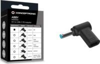 Conceptronic ABBY15PC01 USB Type-C HP 4.5x3.0mm Laptop töltőfej adapter