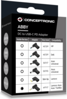 Conceptronic ABBY15PC06 USB Type-C Toshiba 4.0x1.7mm Laptop töltőfej adapter