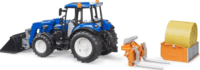 Bruder New Holland T5.120 Traktor játékautó kiegészítőkkel 1:16 - Kék
