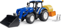 Bruder New Holland T5.120 Traktor játékautó kiegészítőkkel 1:16 - Kék