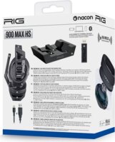 Nacon RIG 900 MAX Wireless Gamer Fejhallgató Headset - Fekete (PS5 / PC)