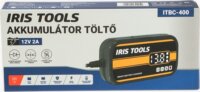 Iris Tools ITBC-400 Akkumulátor töltő 12V 2A
