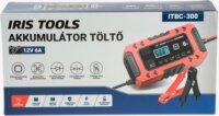 Iris Tools ITBC-300 Akkumulátor töltő 12V 6A