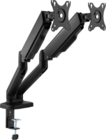 Sbox LCD-S024-2 17"-32" TV / Monitor asztali tartó kar - Fekete (2 kijelző)