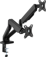 Sbox LCD-S024-2 17"-32" TV / Monitor asztali tartó kar - Fekete (2 kijelző)