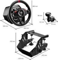 Thrustmaster SimTask Versenykormány + pedál + rögzítőrendszer - Fekete (PS4 / PS5 / PC)