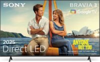 Sony 85" Bravia 3 K85S35BP 16:9 4K UltraHD LED Smart Google TV