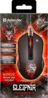 Defender GM-927 Vezetékes Optikai Gamer Egér - Fekete