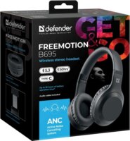 Defender FreeMotion B695 Bluetooth Fejhallgató Headset - Fekete