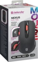 Defender MS-195 Nexus Silet Wireless Egér - Fekete
