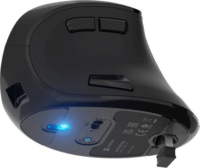 Natec Euphonie Pro Wireless RF + Bluetooth Ergonomikus Egér - Fekete