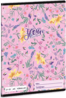 Ars Una Fleur 32 lapos A5 vonalas füzet 4. osztálytól - Virágmintás