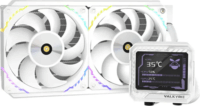 Valkyrie V240 LCD PWM ARGB Univerzális CPU Vízhűtés - Fehér