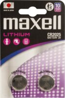 Maxell CR2025 Lítium gombelem 3.0V (2db /csomag)