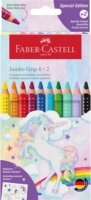 Faber-Castell Jumbo Grip Unikornis háromszögletű Színes ceruza készlet (8+2 db /csomag)
