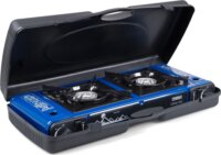 Promis KGC200 Hordozható 2 zónás Gáz főzőlap 2500W - Fekete / Kék