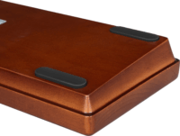 Sharkoon Skiller SGK50 S4 Gen2 Wood PBT Mechanikus Vezetékes Billentyűzet DE - Barna/Fekete