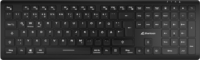 Sharkoon OfficePal K30W Wireless Gumibevonatos Slim Billentyűzet DE - Fekete