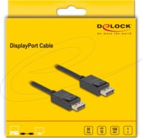 DeLock 81174 DisplayPort - DisplayPort 2.1 16K 60Hz Kábel 1m - Fekete